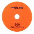 PROLINE Nakładka diamentowa polerująca gr. 200, 125 mm gres/ceramika