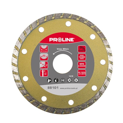 PROLINE Tarcza diamentowa SUPER TURBO 125 mm