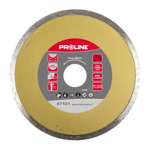 PROLINE Tarcza diamentowa pełna do kamienia 125 mm