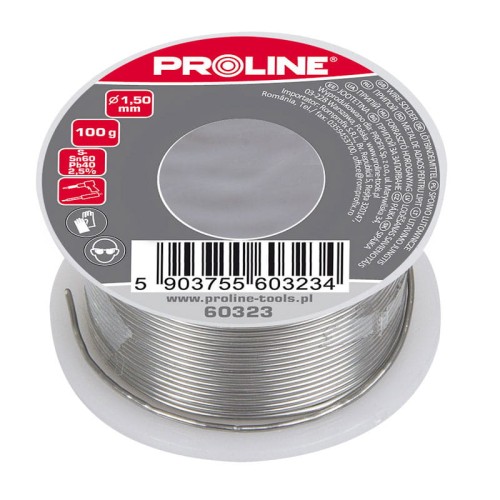 PROLINE Spoiwo lutownicze do lutowania 2,0mm szpula 100G