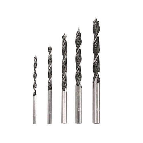 MEGA Wiertła do drewna komplet 5 sztuk (4-10mm)