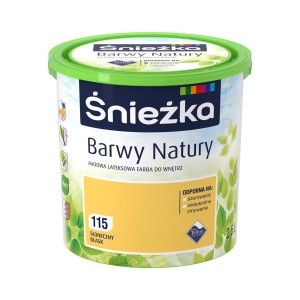 ŚNIEŻKA Lateksowa barwy natury Słoneczny Blask 5L