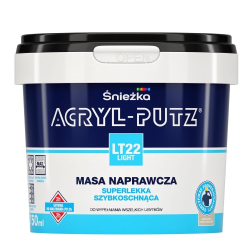 ŚNIEŻKA ACRYL PUTZ LIGHT MASA NAPRAWCZA 0,25L