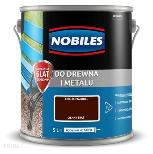 NOBILES EMALIA FTALONAL CIEMNY BRĄZ 5L
