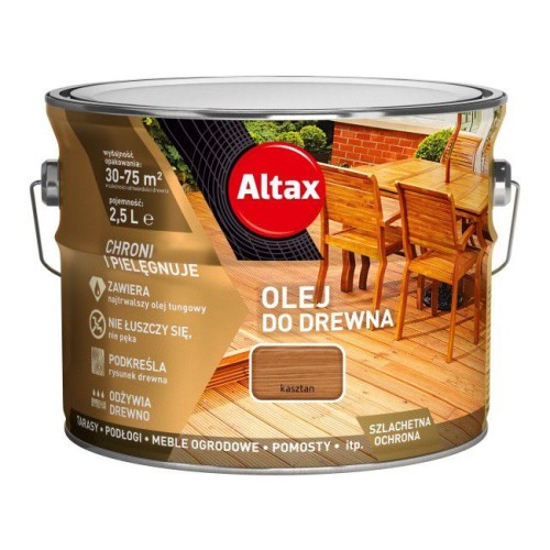 ALTAX OLEJ DO DREWNA KASZTAN 2,5L