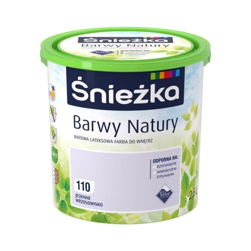 FARBA ŚNIEŻKA LATEKSOWA BARWY NATURY JESIENNE WRZOSOWISKO 5L