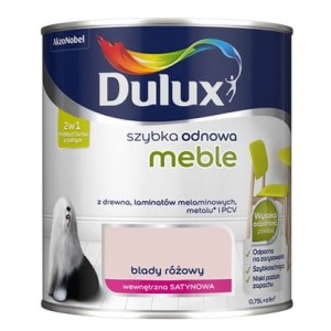 Farba Dulux Szybka Odnowa Meble 0,75l Blady Różowy