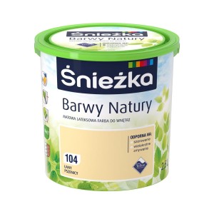 ŚNIEŻKA LATEKSOWA BARWY NATURY ŁANY PSZENICY 5L