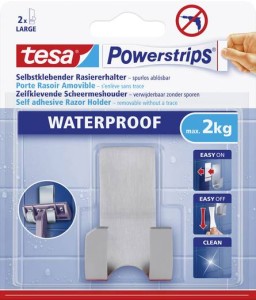 TESA Powerstrips metalowy uchyt waterproof