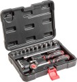 Klucze nasadowe 1/4', zestaw 15 szt. TOP TOOLS