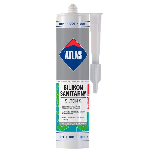 Silikon ATLAS SILTON S kolor 001 BIAŁY 280ML
