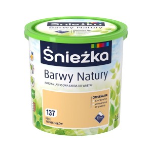 ŚNIEŻKA LATEKSOWA BARWY NATURY POLE SŁONECZNIKÓW 5L