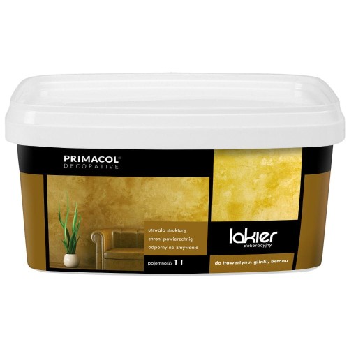 FARBA PRIMACOL LAKIER DO TRAWERTYNU, GLINKI I BETONU 1L