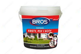 BROS Odstraszacz krety, psy, koty 350ml