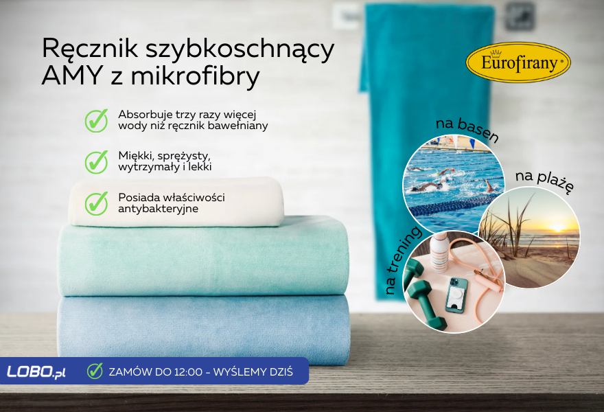 Eurofirany ręcznik AMY, ręcznik z miktofibry, ręcznik szybkoschnący z mikrofibry, Ręczniki z mikrofibry, Ręczniki szybkoschnące z mikrofibry, kolorowe ręczniki mikrofibra