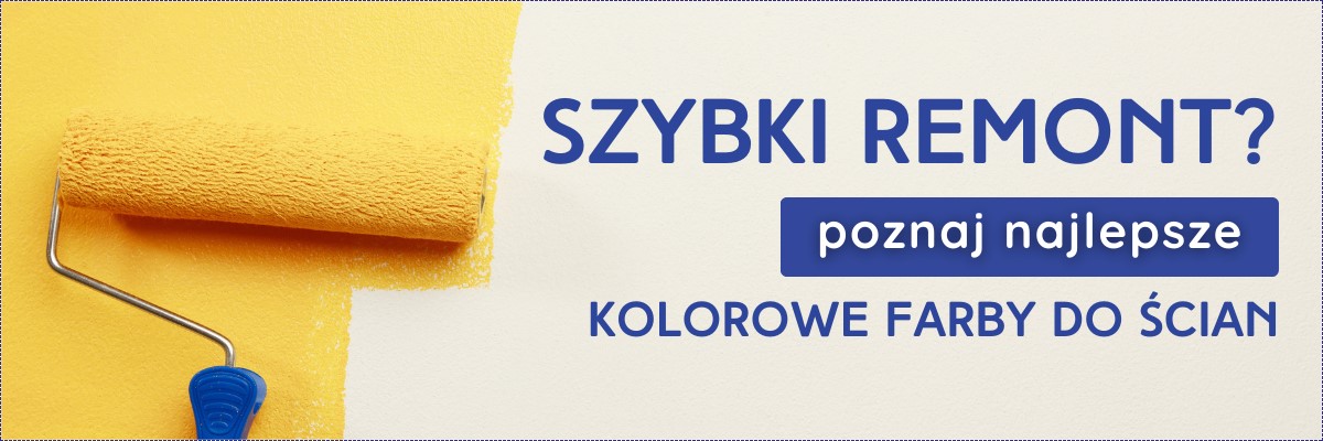 Kolorowe farby do ścian
