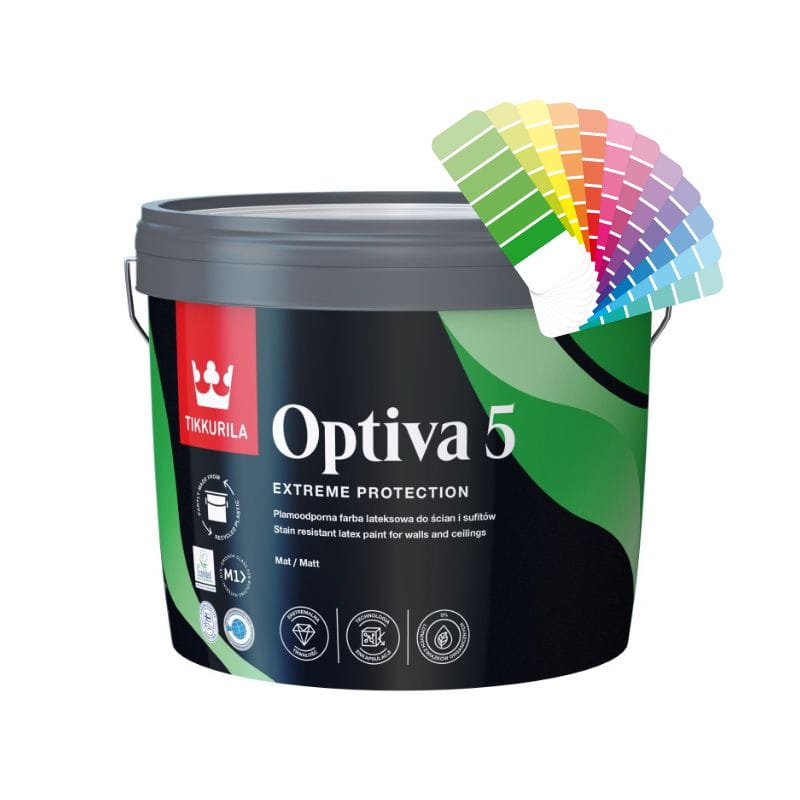 TIKKURILA Farba Lateksowa Optiva Matt 5 2,7L baza A