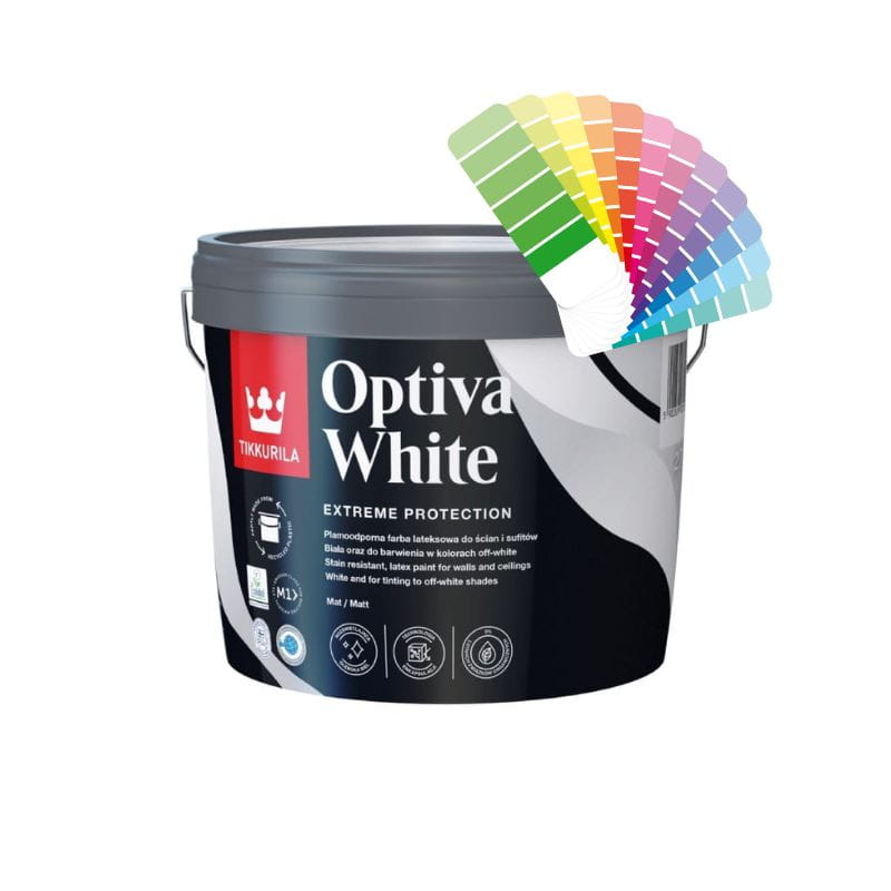 TIKKURILA Farba Lateksowa Optiva White 2.7L