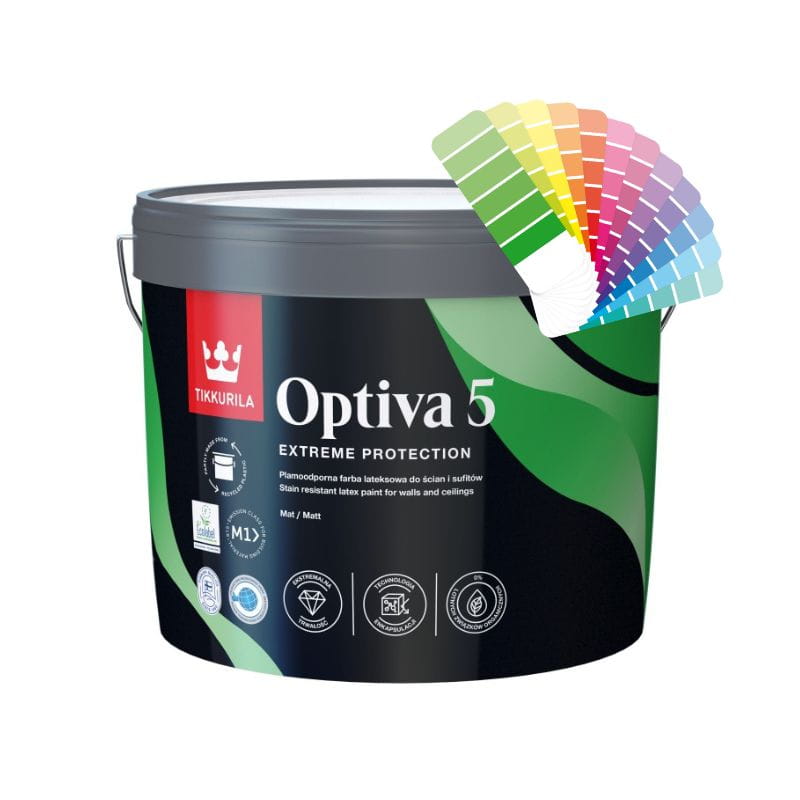 TIKKURILA Farba Lateksowa Optiva Matt 5 9L baza A